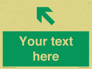 Custom Safe condition: Green Up left arrow